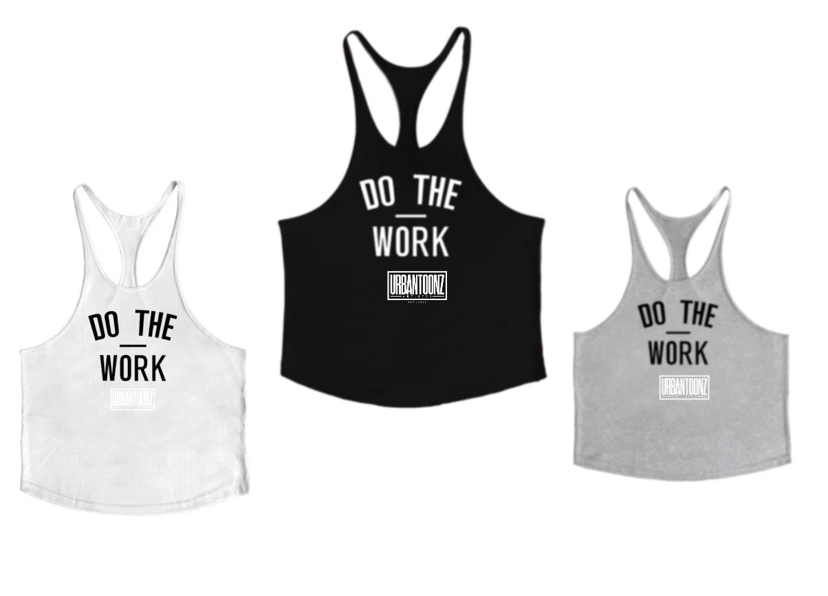 Razor Back Tank Grey