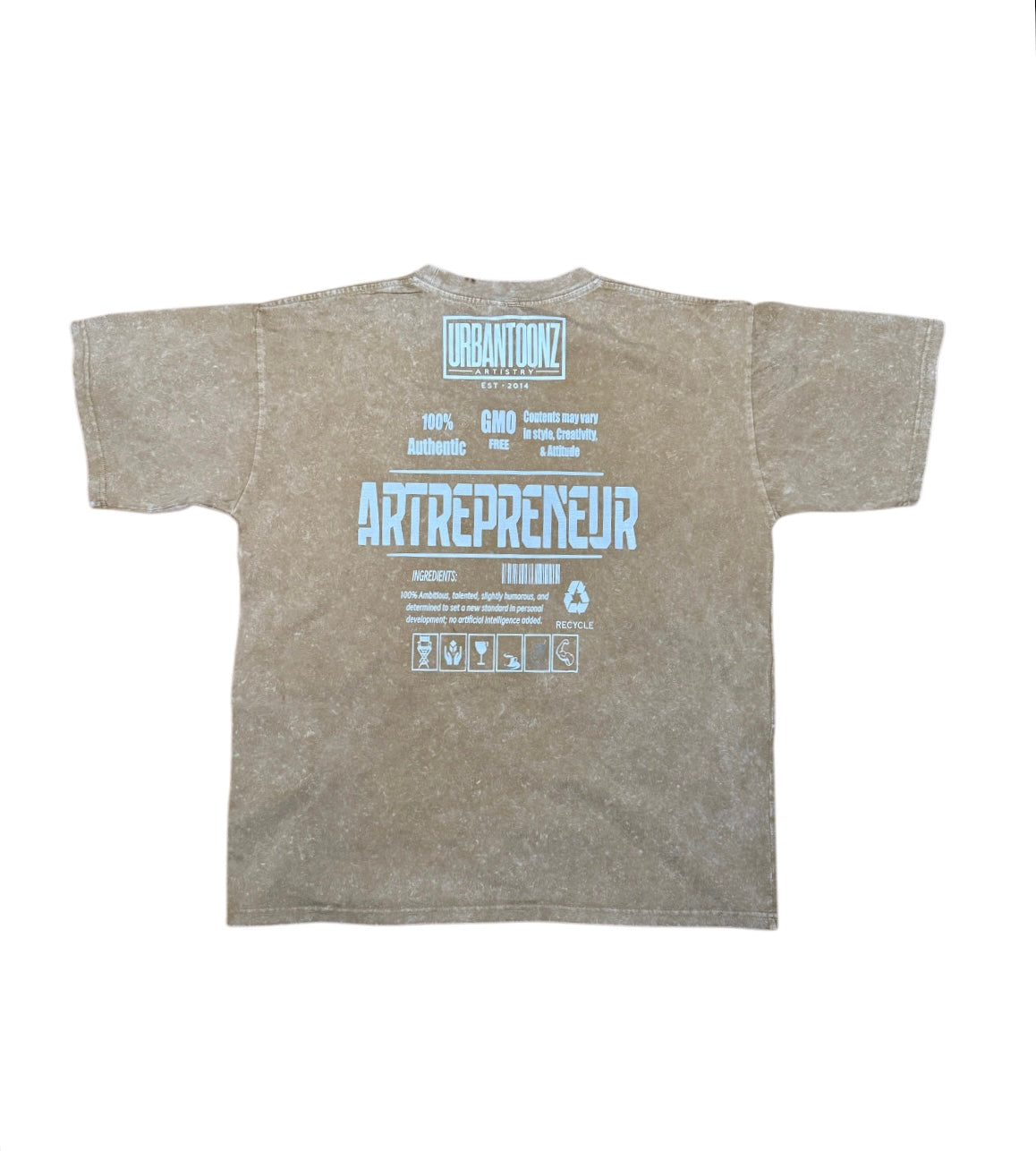 ARTREPRENEUR Heavyweight Graphic Tee / Sand Gold