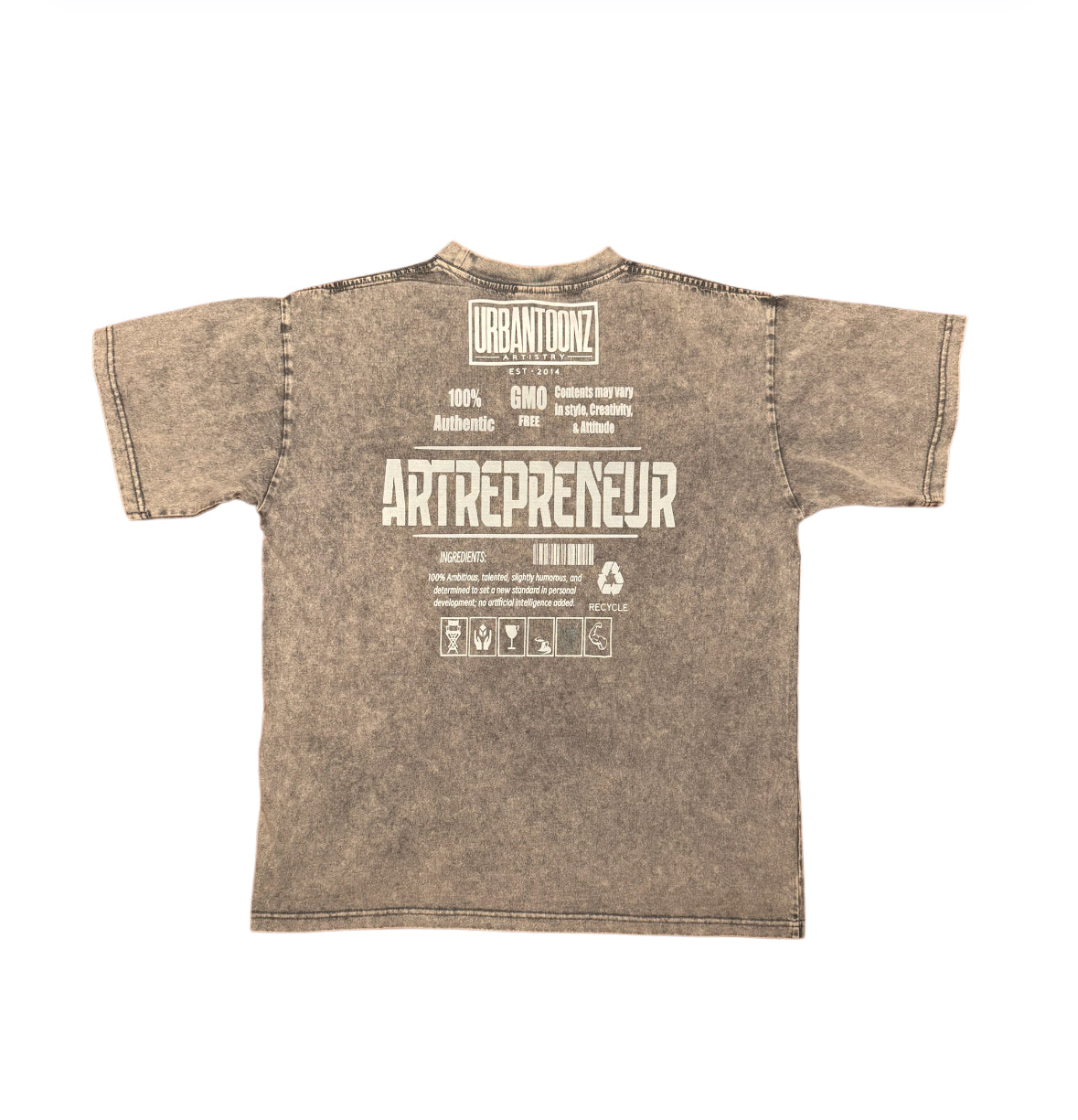 ARTREPRENEUR Heavyweight Graphic Tee / Grey wash