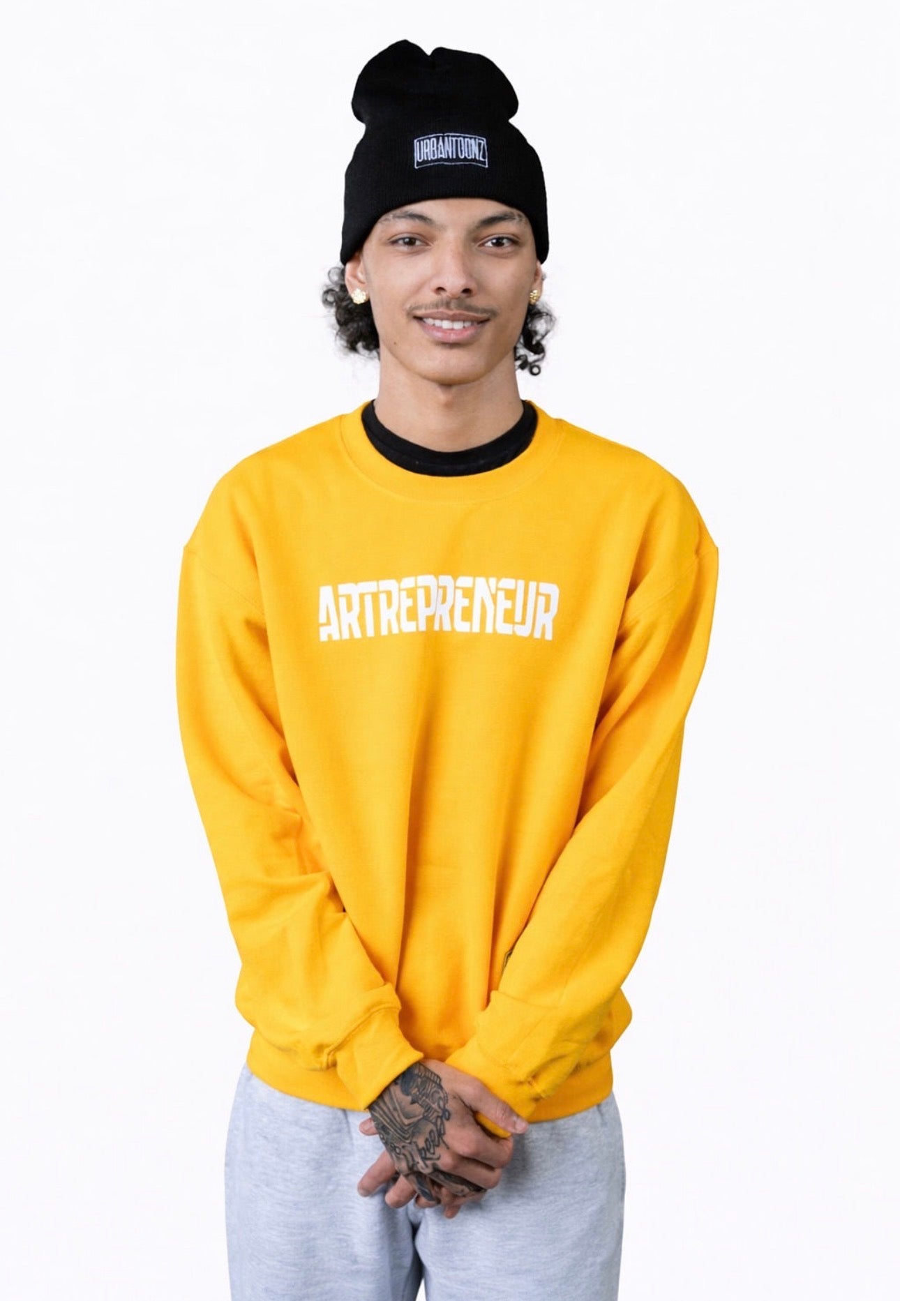 ARTrepreneur Statement Crewneck – Mustard
