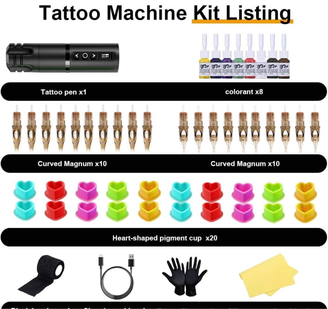 OZER practice Tattoo kit