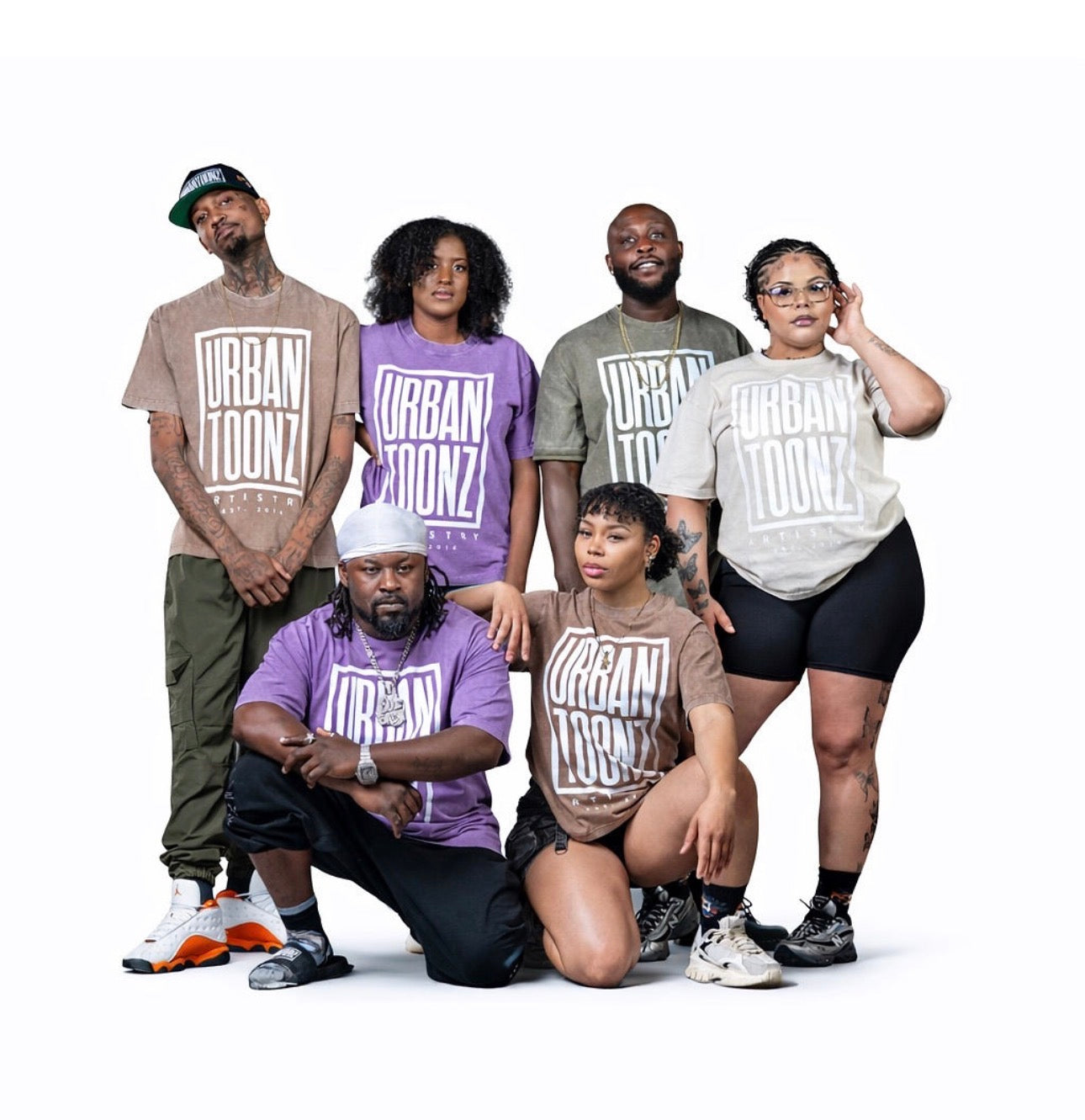 UrbanToonz Classic Box Logo Tee – Purple Punch