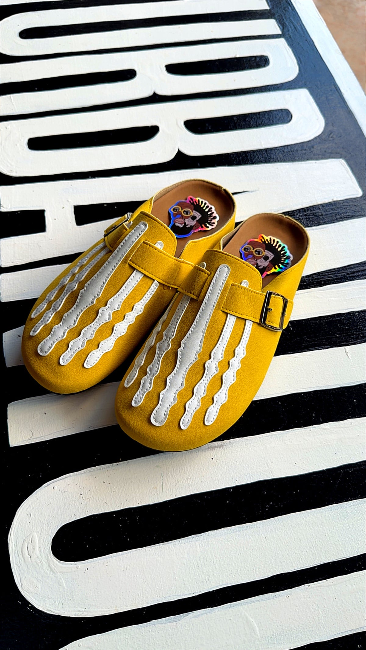 Yellow Skeleton slides