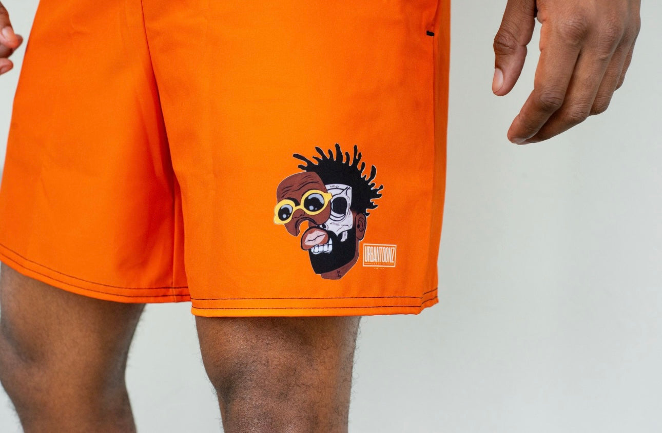 Gym Short/ Swim Orange