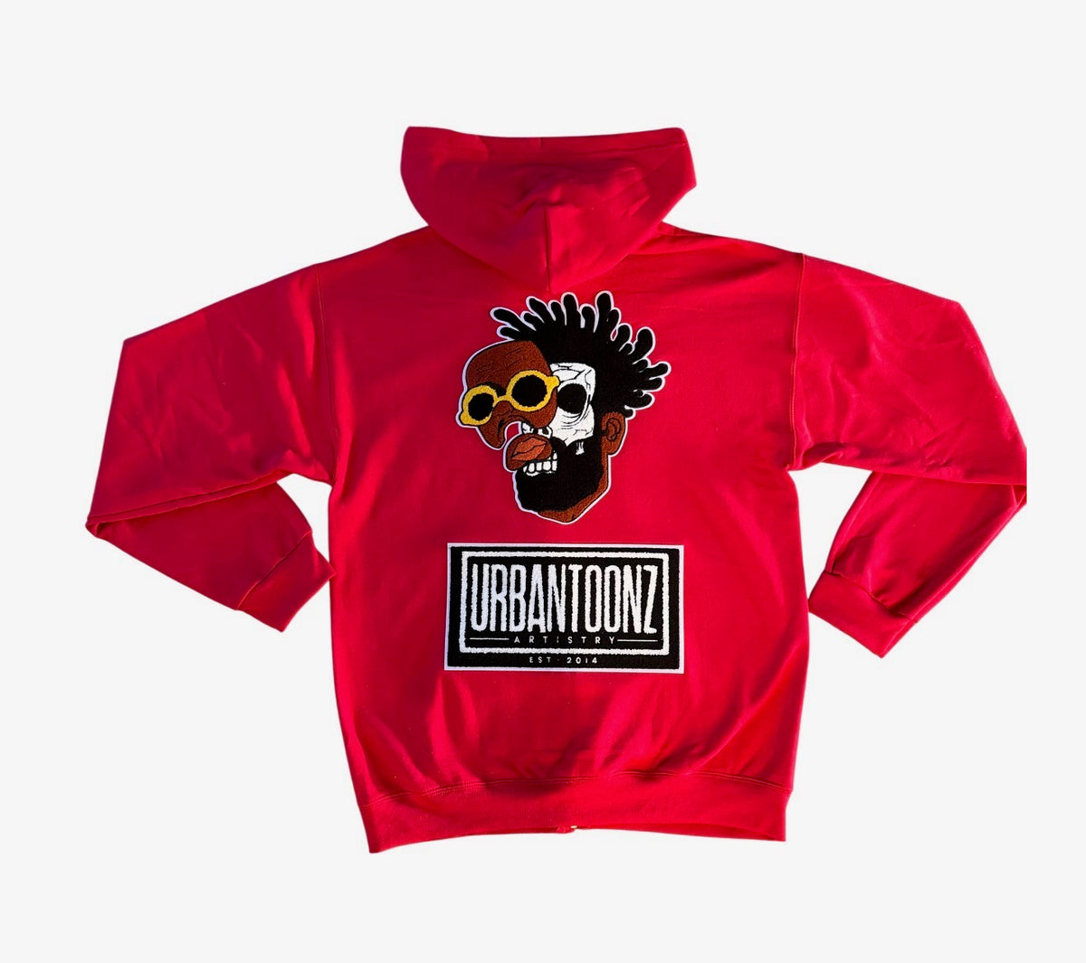 UrbanToonz Zip Hoodie — Red