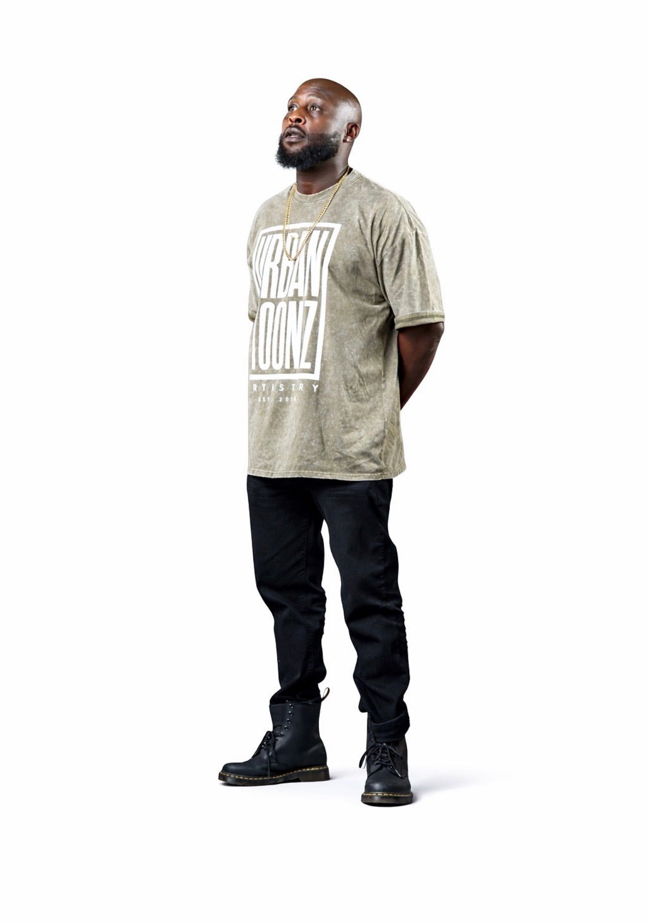 UrbanToonz Classic Box Logo Tee – Fern Green