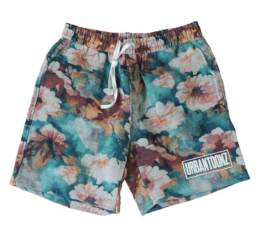Island Bloom Designer Shorts